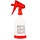 Sprayflacon 0,5 ltr. met pictogram SANITAIR ring rood