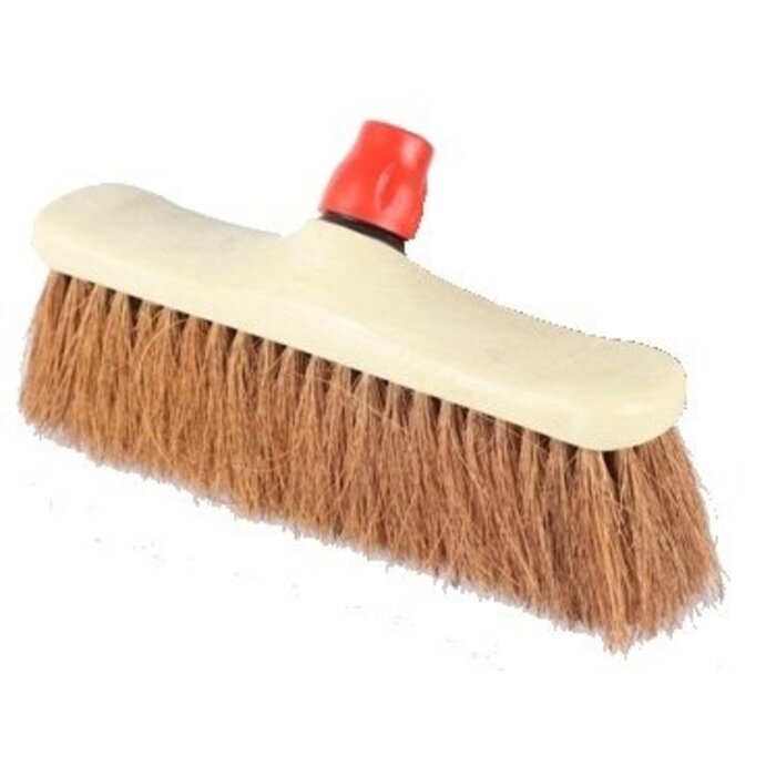 Eigen merk Zaalbezem kokos 60cm (Avantgarde grijs/groen)