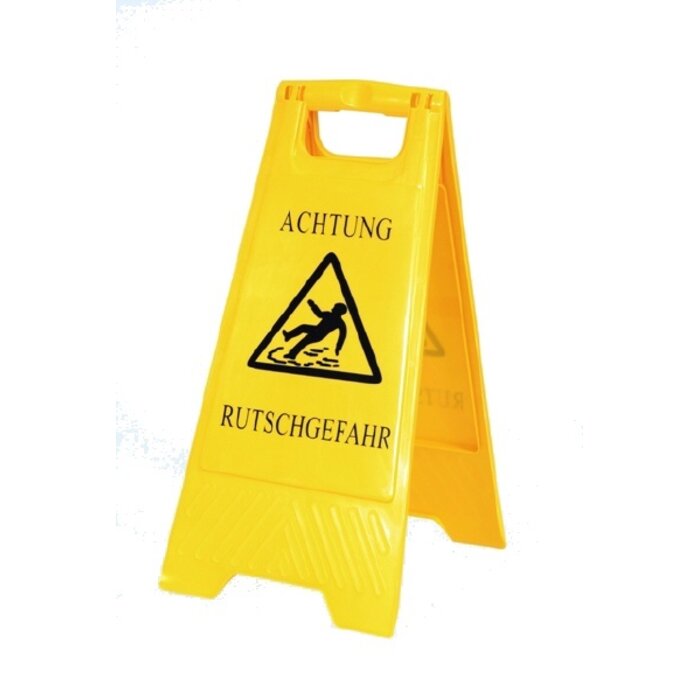Eigen merk Bord „Achtung Rutschgefahr“