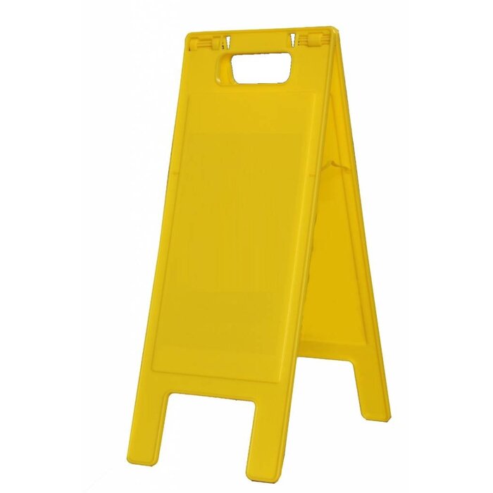 Eigen merk Signaalbord geel blanco