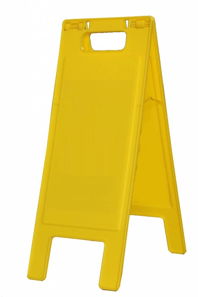 Eigen merk Signaalbord geel blanco
