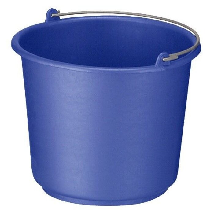 Eigen merk Bouw/glazenwassersemmer blauw