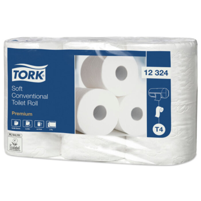 Tork Tork Zacht Traditioneel Toiletpapier 2-laags Wit 396 vel T4 Premium
