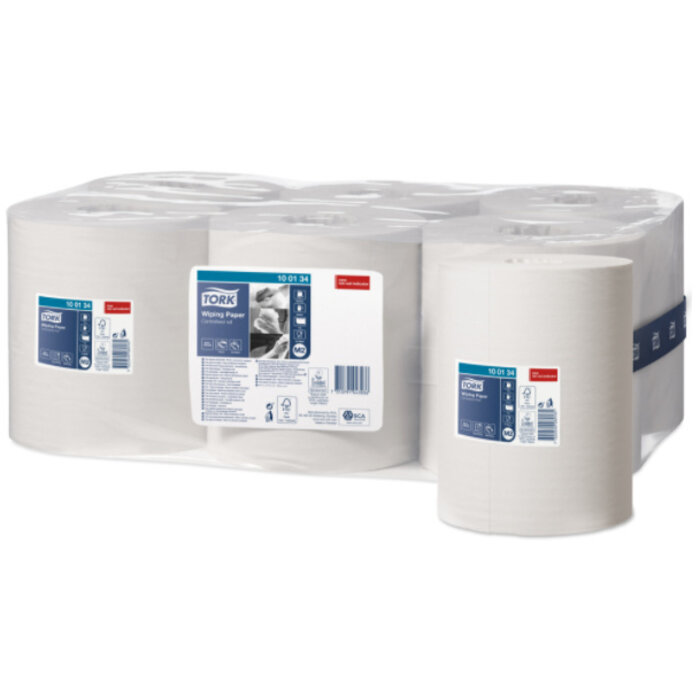 Tork Tork Wiping Centerfeed Poetspapier 1-laags M2