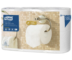 Tork Tork Extra Zacht Traditioneel Toiletpapier 4-laags Wit 150 Vel T4 Premium