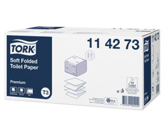 Tork Tork Zacht Gevouwen Toiletpapier 2-laags Wit T3 Premium