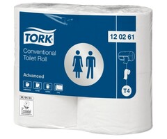 Tork Tork Traditioneel Toiletpapier 2-laags Wit 496 Vel T4 Advanced