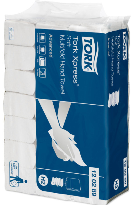 Tork Tork Xpress® Zachte Multifold Handdoek 2-laags Wit H2 Advanced