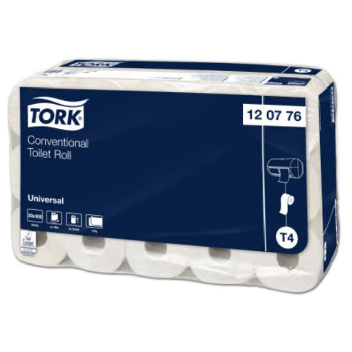 Tork Tork Traditioneel Toiletpapier 2-laags Naturel 400 Vel T4 Universal
