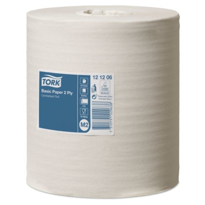 Tork Tork Basic Centerfeed Poetspapier 2-laags M2
