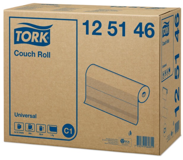 Tork Tork Onderzoekstafelrol 1-laags Wit 39 cm C1