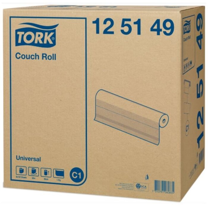 Tork Tork Onderzoekstafelrol 1-laags Wit 49 cm C1