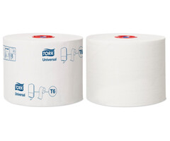 Tork Tork Mid-size Toiletpapier 1-laags Wit T6 Universal