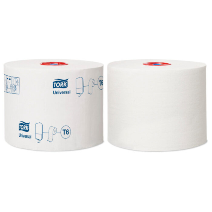 Tork Tork Mid-size Toiletpapier 1-laags Wit T6 Universal