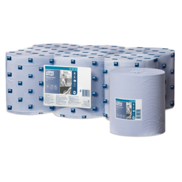 Tork Tork Wiping Centerfeed Poetspapier 1-laags blauw M2