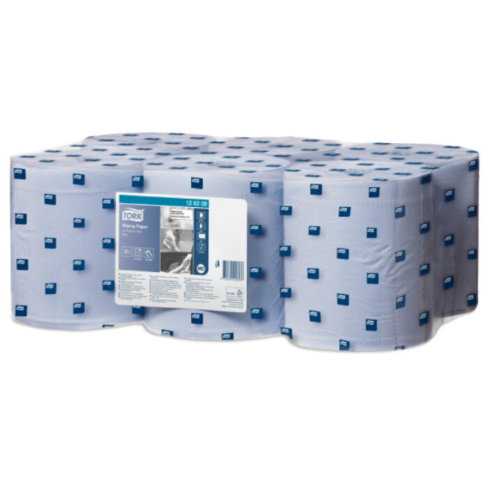 Tork Tork Wiping Centerfeed Poetspapier 1-laags blauw M2