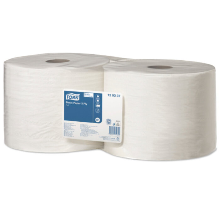 Tork Tork Basic Rol Poetspapier 2-laags W1