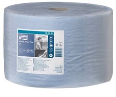 Tork Tork Wiping Plus Rol Poetspapier 2-laags Blauw W1
