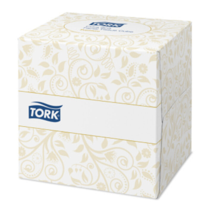 Tork Tork Extra Zachte Facial Tissues 2-laags Wit Kubusdoos Premium