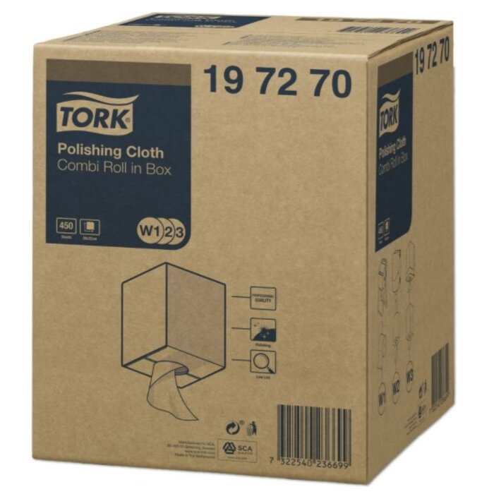 Tork Tork Polishing Combi Rol Reinigingsdoek W1/W2/W3