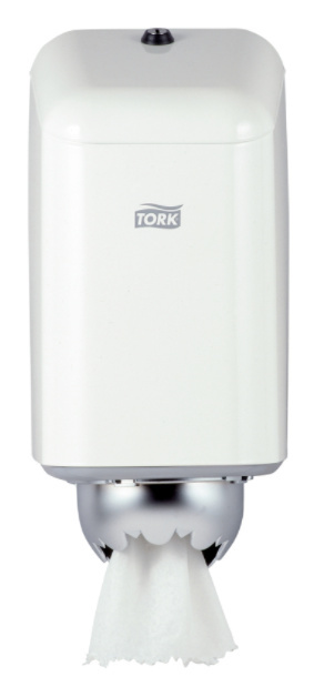 Tork Tork Mini Centerfeed Poetspapier Dispenser Metaal Wit M1