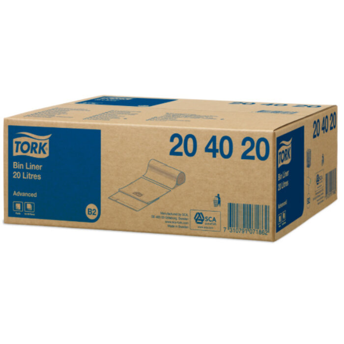 Tork Tork Afvalzak Wit 20 liter B2