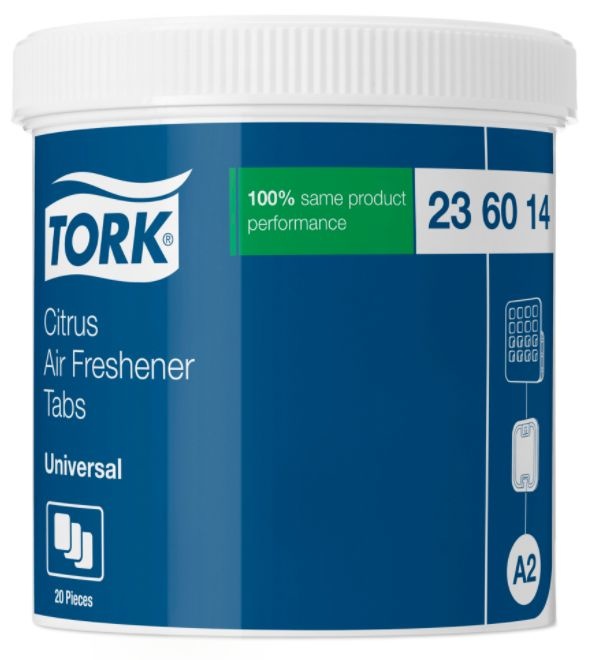 Tork 4x 20 Tork Luchtverfrisser Schijfjes met Citrusgeur A2 Premium