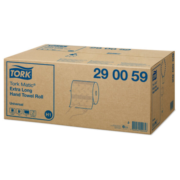 Tork Tork Matic® Extra Lange Handdoekrol 1-laags Wit H1 Universal