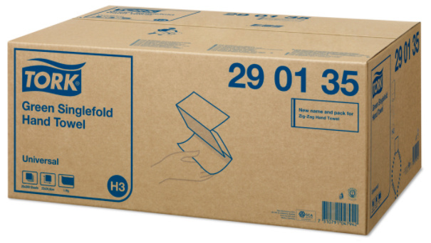 Tork Tork Z-vouw Handdoek 1-laags Groen H3 Universal