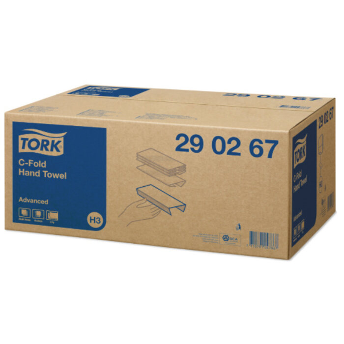 Tork Tork C-vouw Handdoek 2-laags XL Wit H3 Advanced