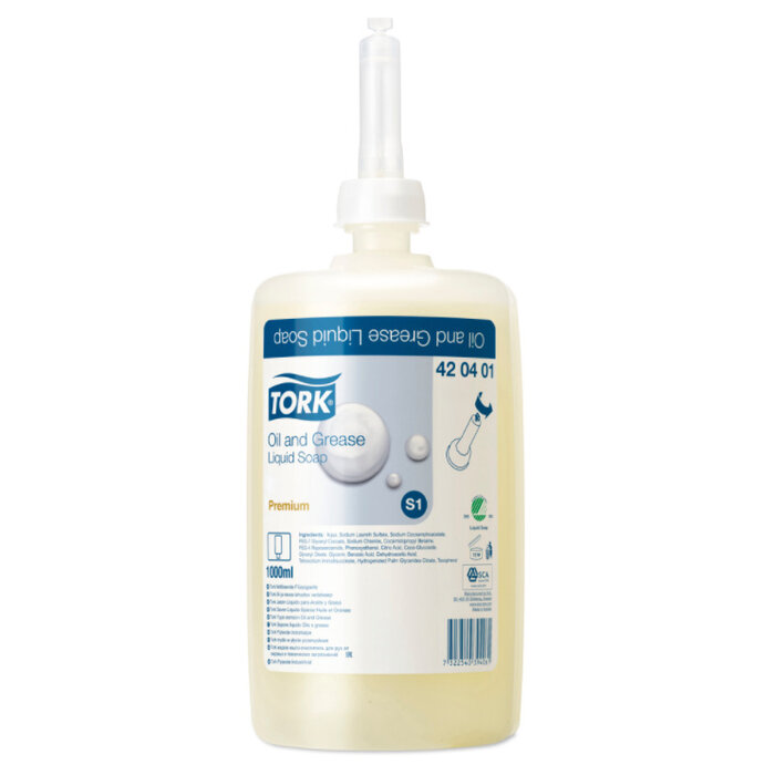 Tork 6x Tork Olie en Vet Vloeibare Zeep S1 Premium