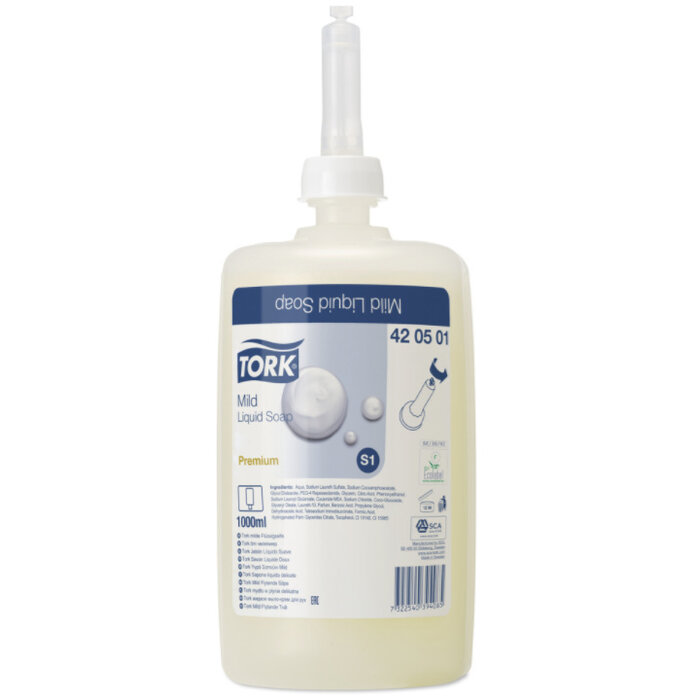 Tork 6x Tork Milde Vloeibare Zeep S1 Premium