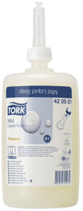 Tork 6x Tork Milde Vloeibare Zeep S1 Premium