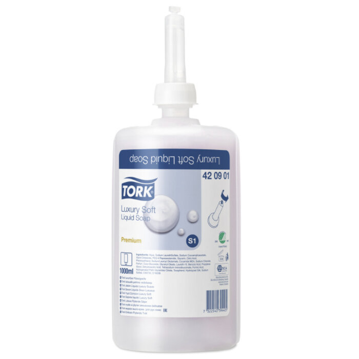 Tork 6x Tork Luxe Zachte Vloeibare Zeep S1 Premium