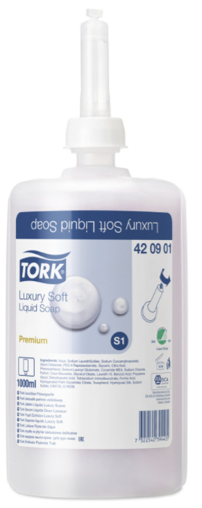 Tork 6x Tork Luxe Zachte Vloeibare Zeep S1 Premium