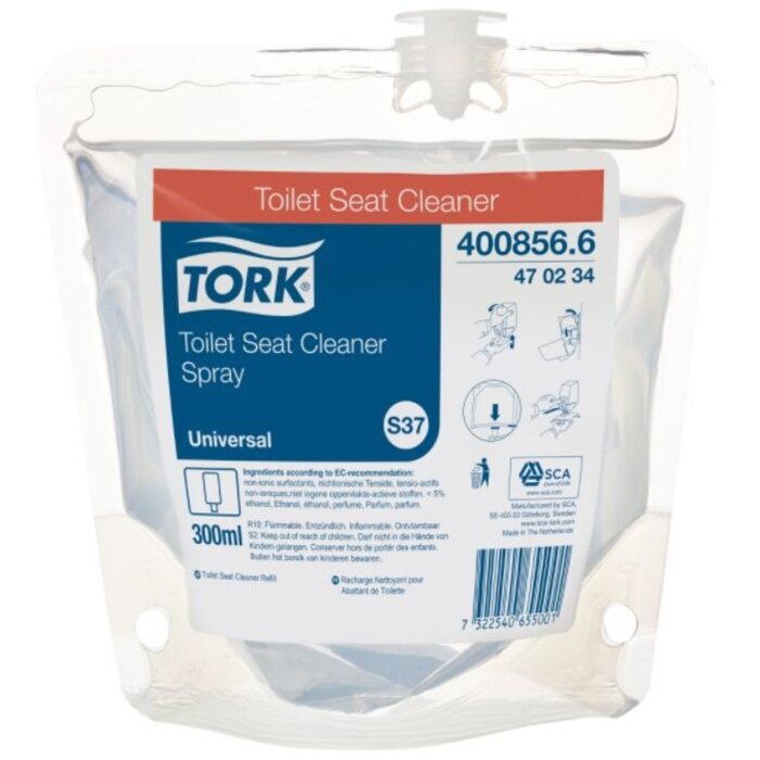 Tork 6x Tork Toiletbril Reiniger S37 Premium