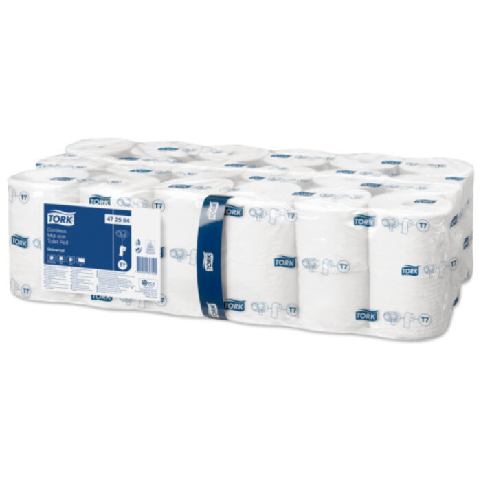 Tork Tork Hulsloos Mid-size Toiletpapier 1-laags Wit T7 Universal