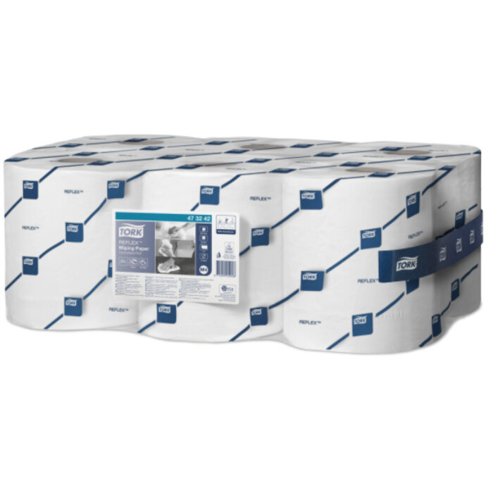 Tork Tork Reflex® Wiping Centerfeed Poetspapier 1-laags M4
