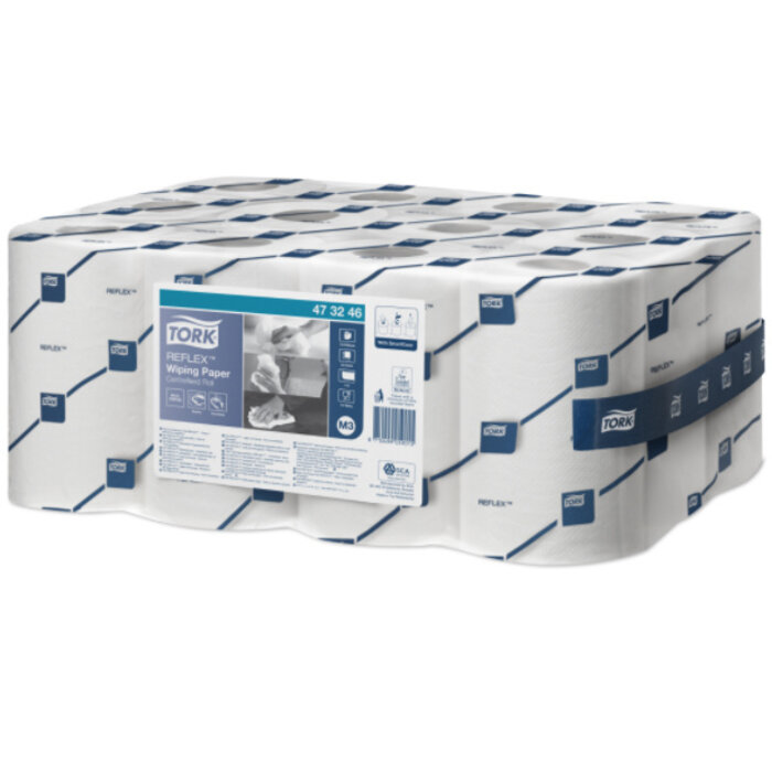 Tork Tork Reflex® Wiping Mini Centerfeed Poetspapier 1-laags M3