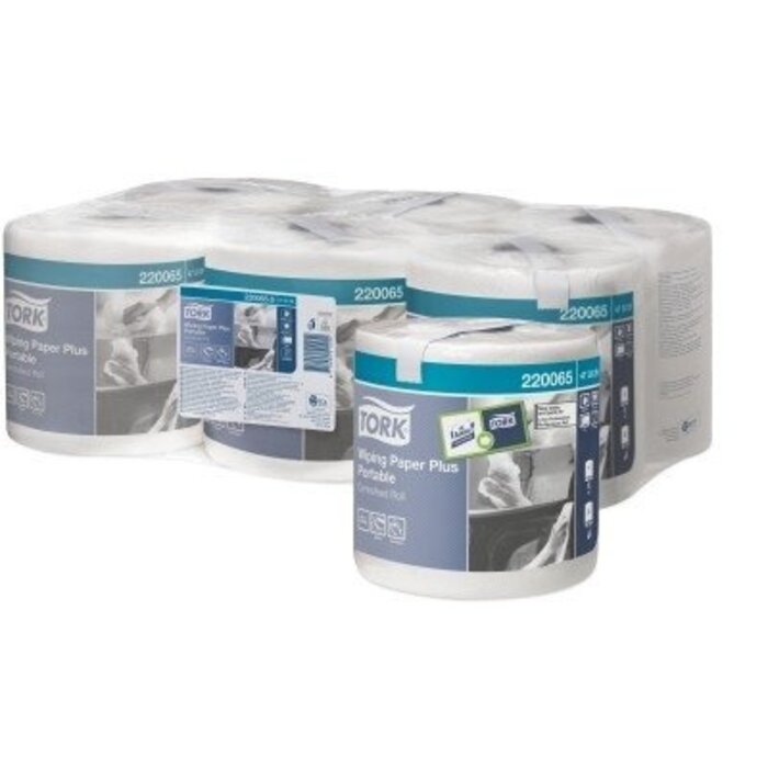 Tork Tork Wiping Paper Plus Centerfeed Roll Portable
