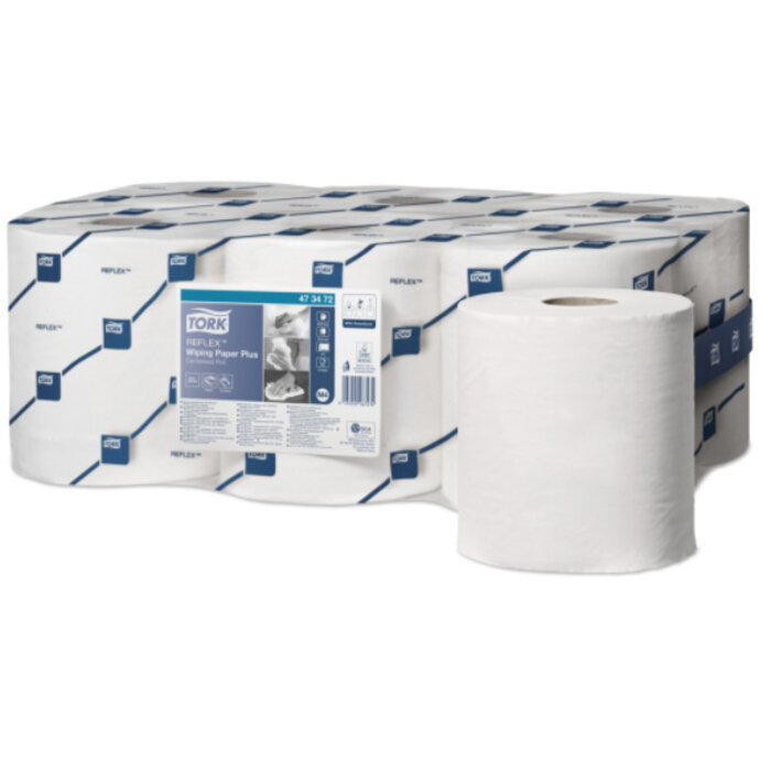 Tork Tork Reflex Wiping Paper Plus Poetspapier Wit M4