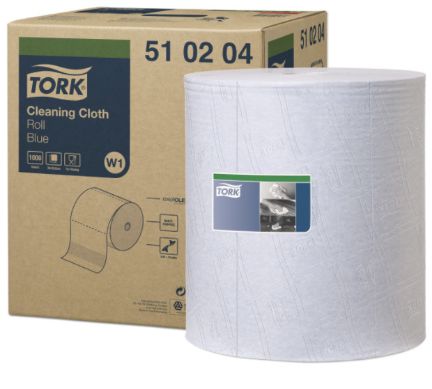 Tork Tork Cleaning Rol Reinigingsdoek Blauw W1