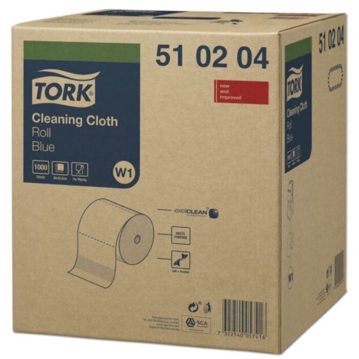 Tork Tork Cleaning Rol Reinigingsdoek Blauw W1