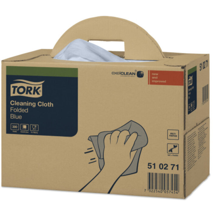 Tork Tork Cleaning Handy Box Reinigingsdoek Blauw W7