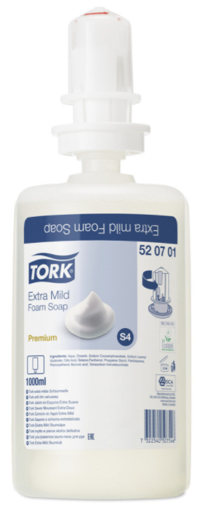 Tork 6x Tork Extra Mild Schuimzeep S4