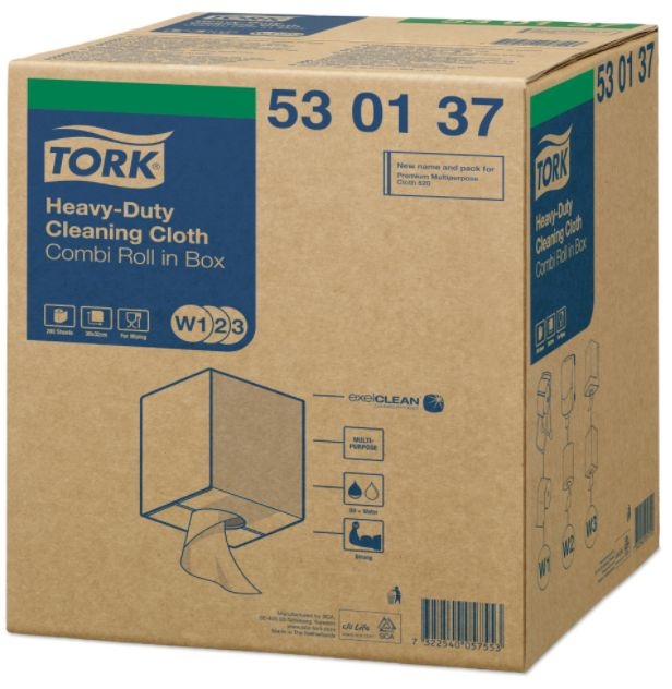 Tork Tork Heavy-Duty Combi Rol Reinigingsdoek W1/W2/W3