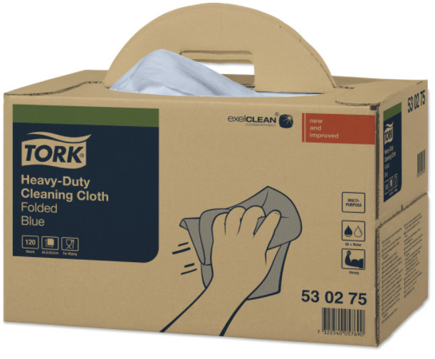 Tork Tork Heavy-Duty Reinigingsdoek XL Handy Box Blauw W7