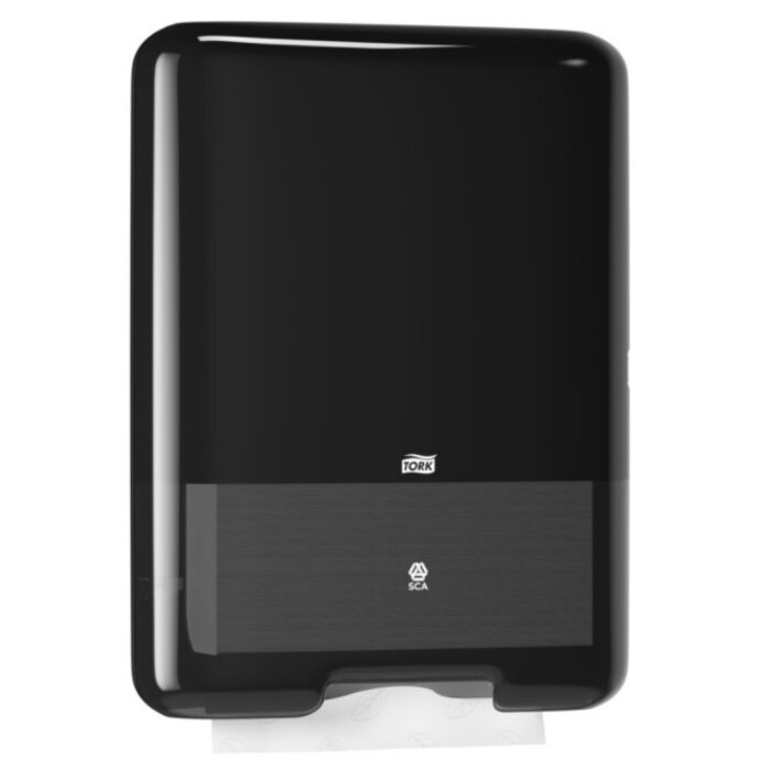 Tork Tork Z-vouw/C-vouw Handdoek Dispenser Kunststof Zwart H3