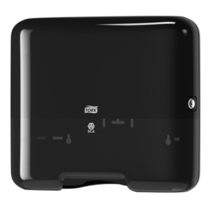 Tork Tork Z-vouw/C-vouw Mini Handdoek Dispenser Kunststof Zwart H3