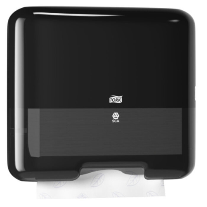 Tork Tork Z-vouw/C-vouw Mini Handdoek Dispenser Kunststof Zwart H3